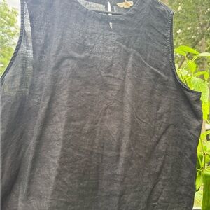 Eileen Fisher Black Tank Top